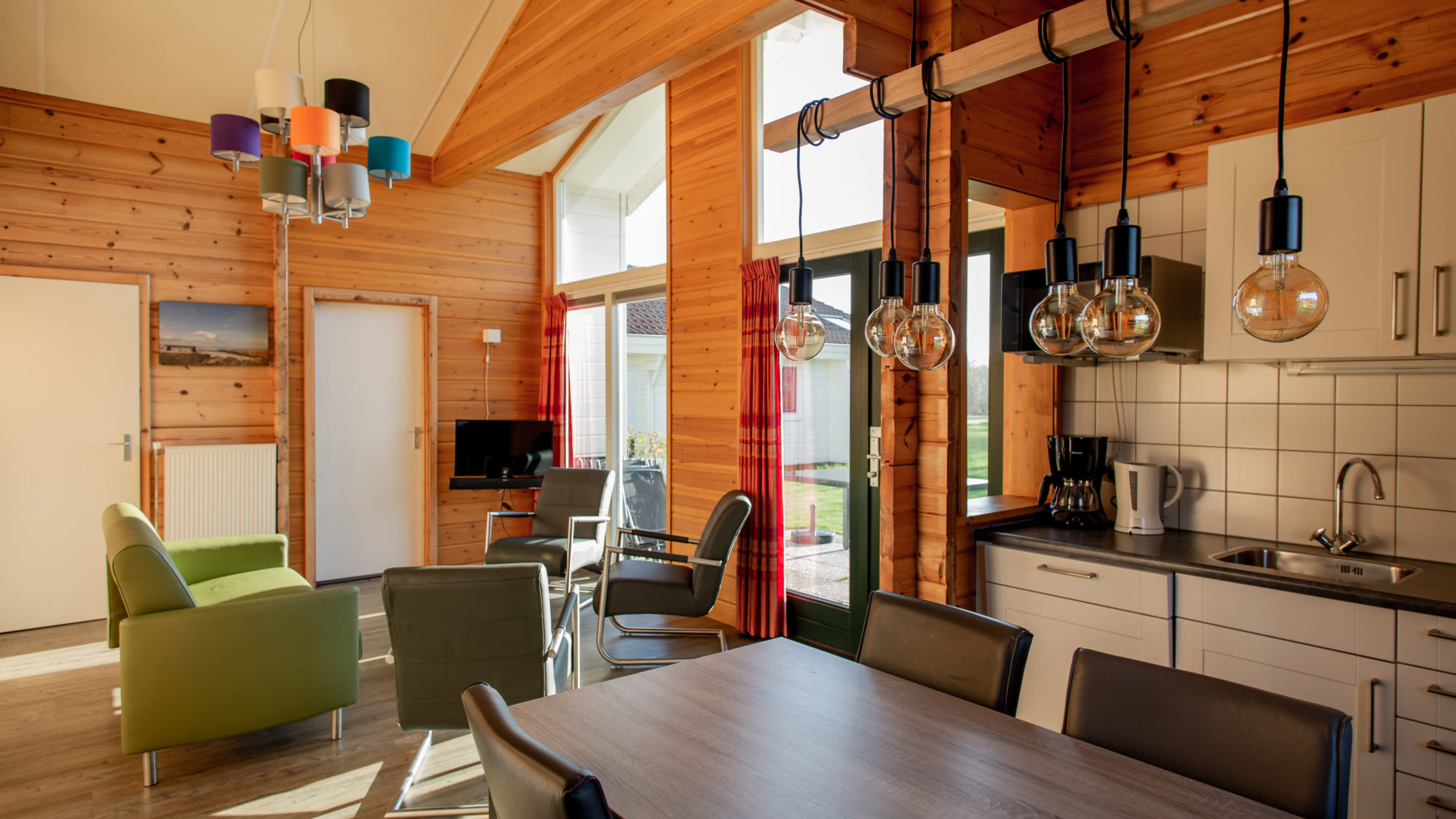 Zithoek Finse bungalow 5 personen de Riesen Terschelling