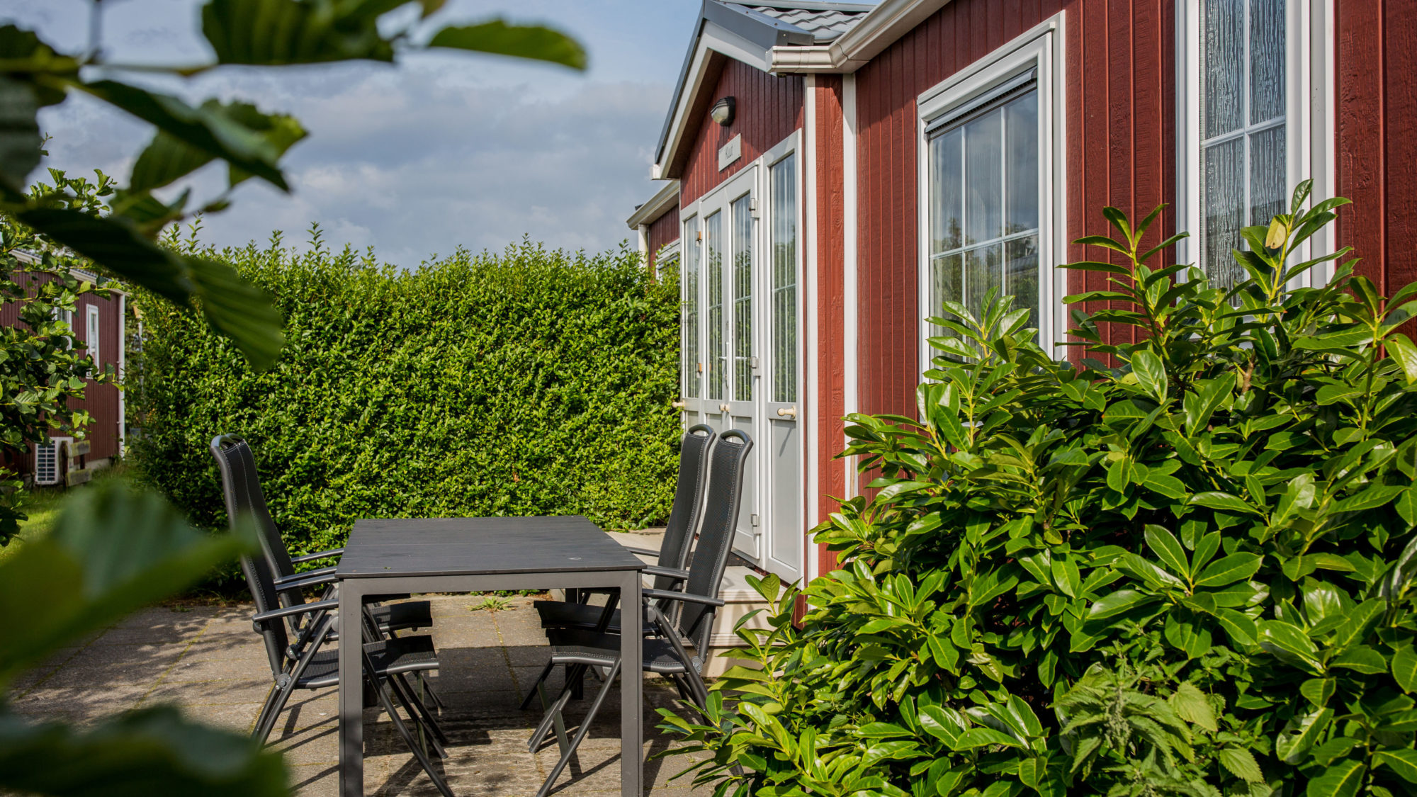 Eigen terras Duinbungalow Tjermelan Terschelling Recreatie