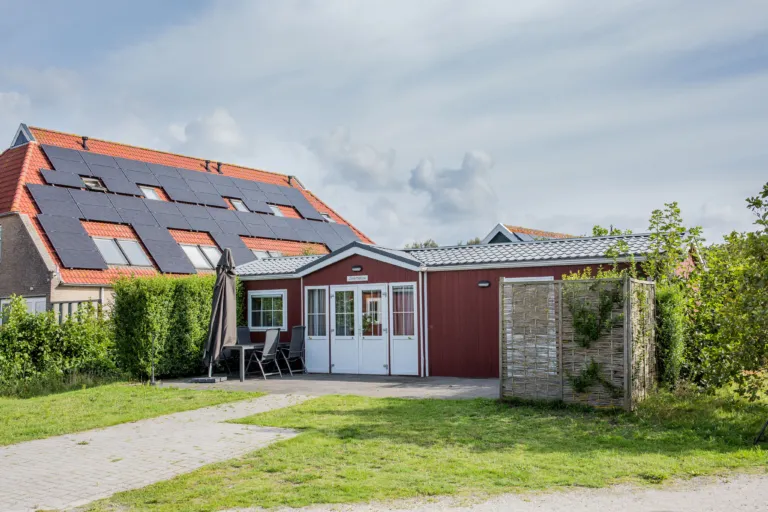 Brede opgang drempelvrij Duinbungalow mindervaliden Tjermelan Terschelling