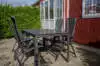 Terrastafel stoelen Duinbungalow Tjermelan Terschelling Recreatie