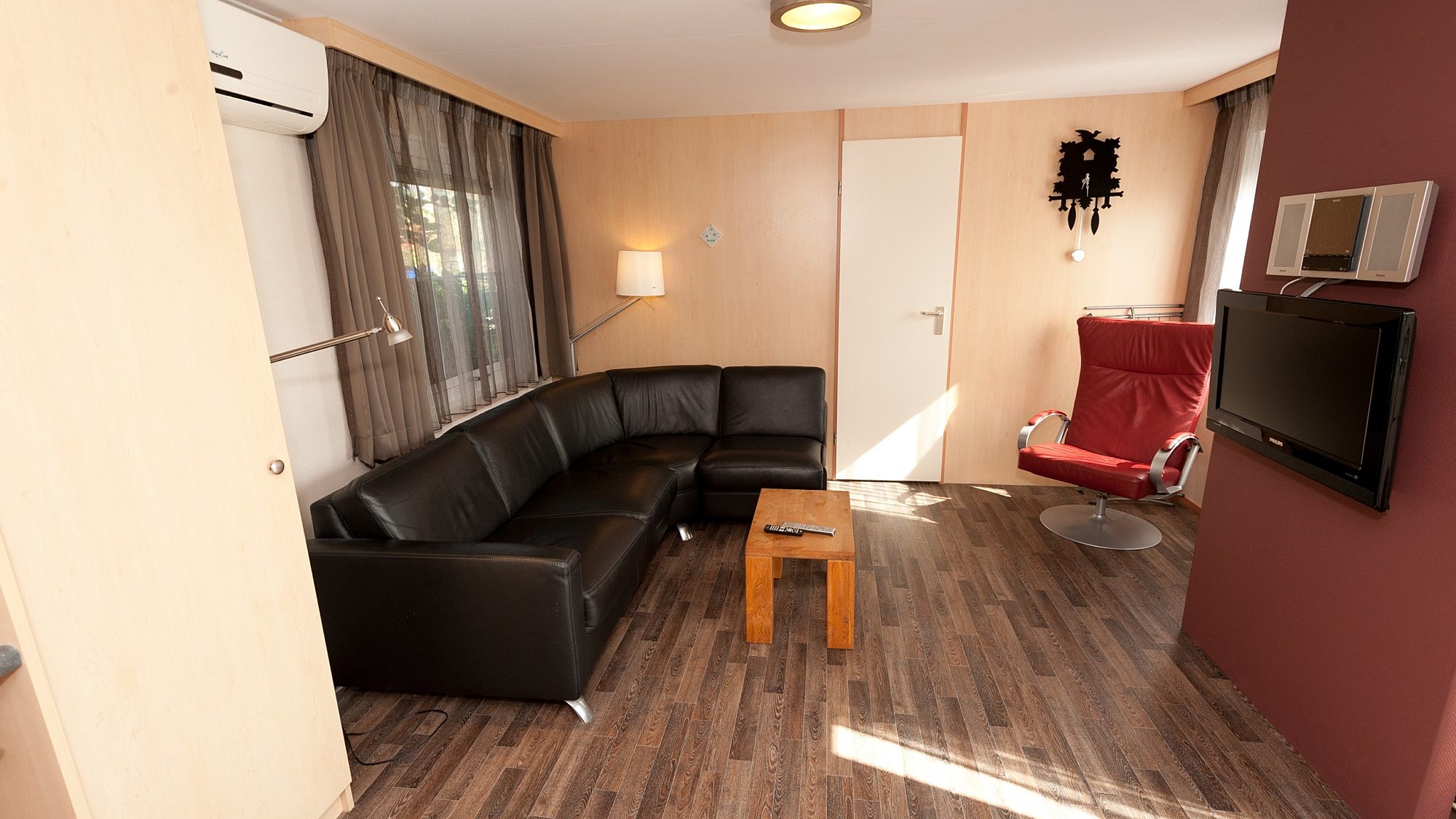 Woonkamer Duinbungalow 2 badkamers Tjermelan Terschelling Recreatie