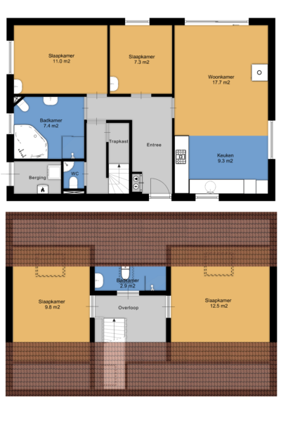 Plattegrond de fuik