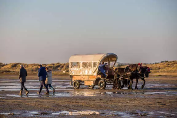 Huifkartocht Noordsvaarder West Terschelling Recreatie vakantiehuis bungalow Terschelling