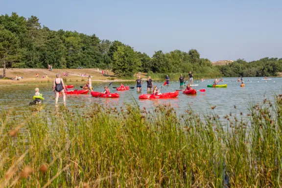 Duinmeertje van Hee kano watersport Terschelling Recreatie vakantiehuis bungalow vakantiepark de Riesen