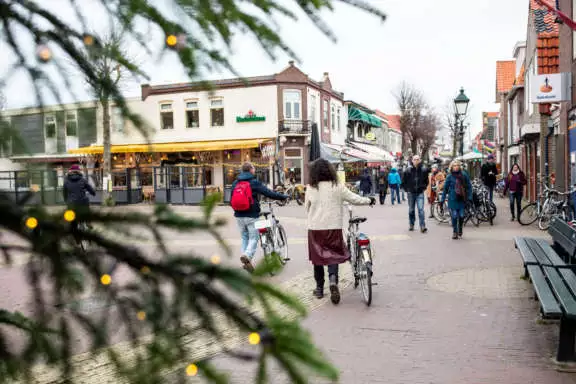 Brandarisplein Winter kerst West Terschelling Recreatie vakantiehuis bungalow Terschelling