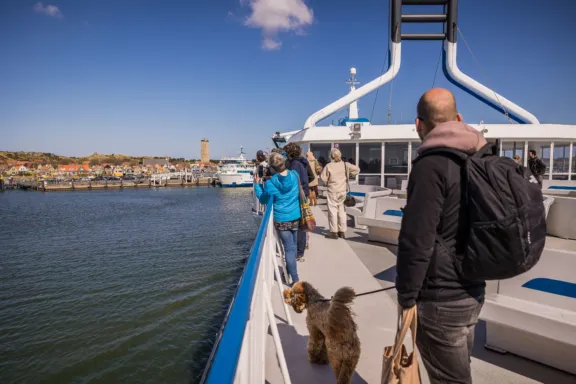 Terschelling vanaf de liquid LNG veerboot Terschelling