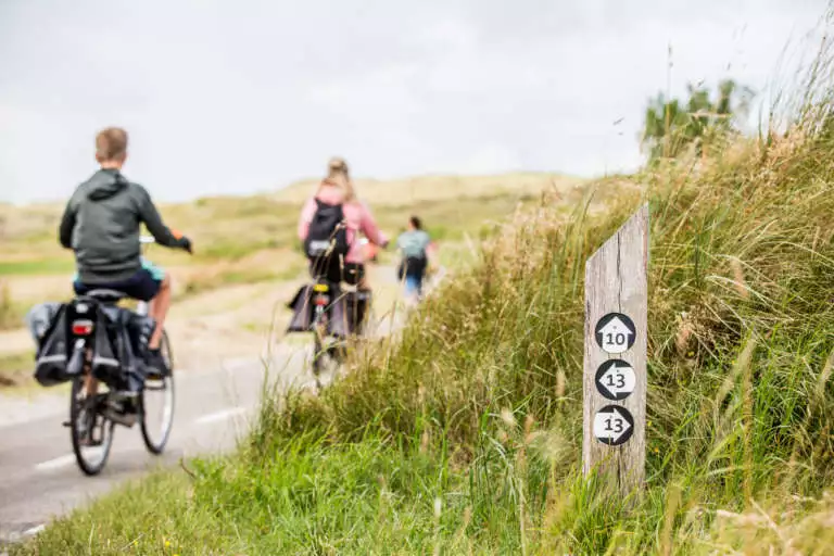 fietsroutes wandelroutes wandelpaden fietspaden fietsknooppunt Terschelling
