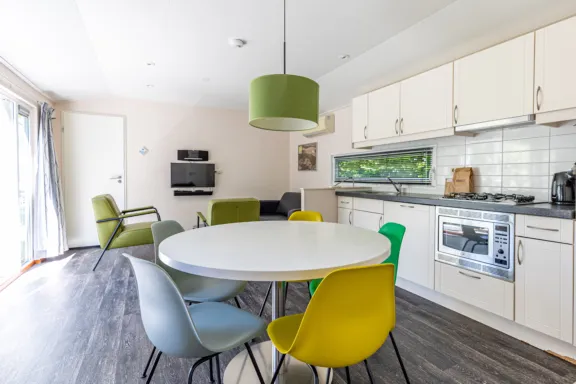 Overzicht living Duinbungalow