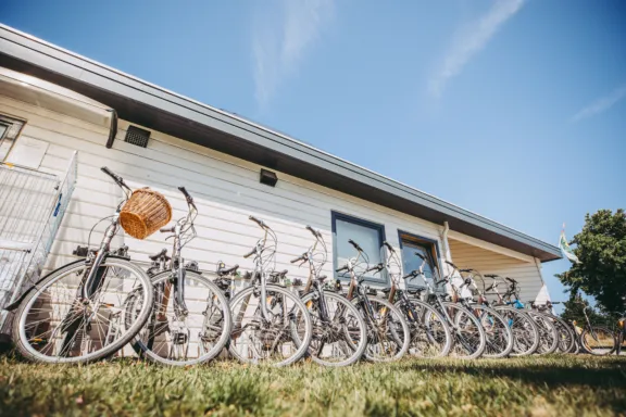 Terschelling Recreatie vakantiepark De Riesen Fietsverhuur Terschelling Zeelen