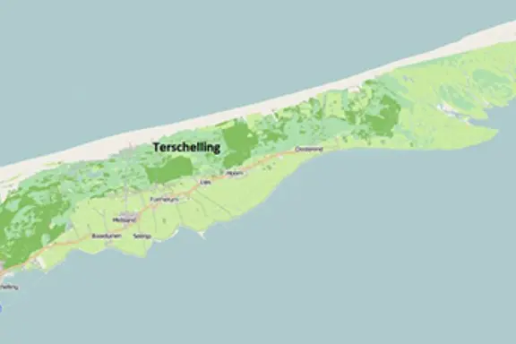 Terschelling Kaart