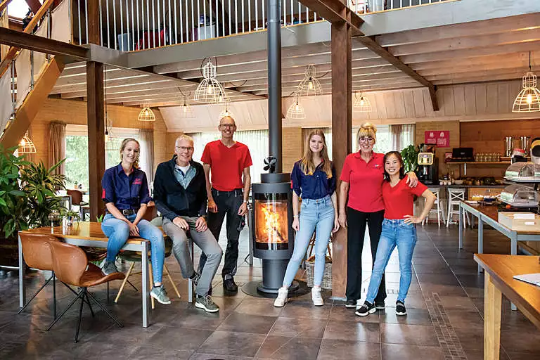 Team de mensen werknemers Terschelling Recreatie